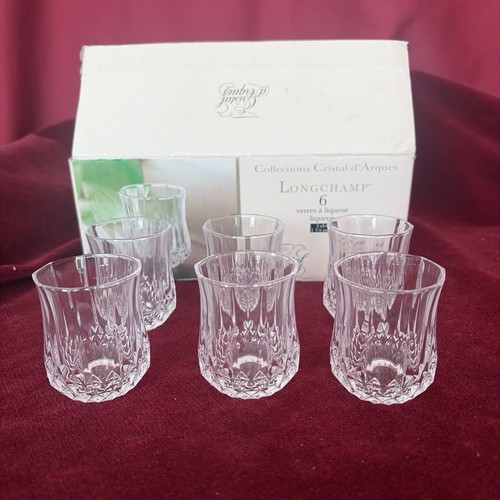 Verres liqueur cristal - 6, à
