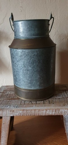 Pot lait acier galvanisé - lait,
