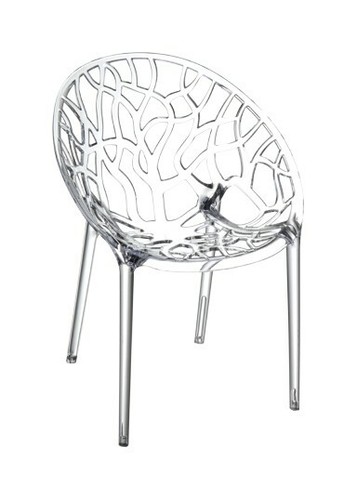 Chaises round transparentes - 2,