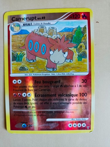 Carte pokemon camerupt - pokemon,