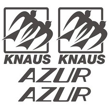 2 x Knaus AZUR autocollant