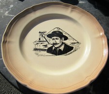 Assiette mineur – Porcelaine