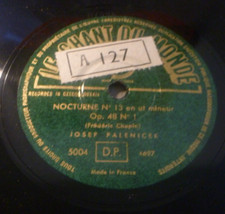 OSEF PALENICEK  / CHOPIN nocturnes nos 7 & 13 / LE CHANT DU MONDE