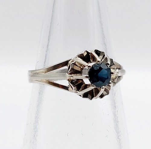 Bague solitaire art deco - , or
