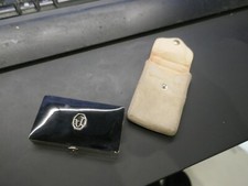 poudrier art déco,laque