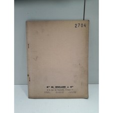 Bem Muller Riveteuse Hydraulique 2704 - Notice Emploi et Entretien - Documentati