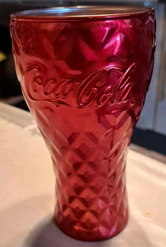 Verre glass rouge coca - 1,