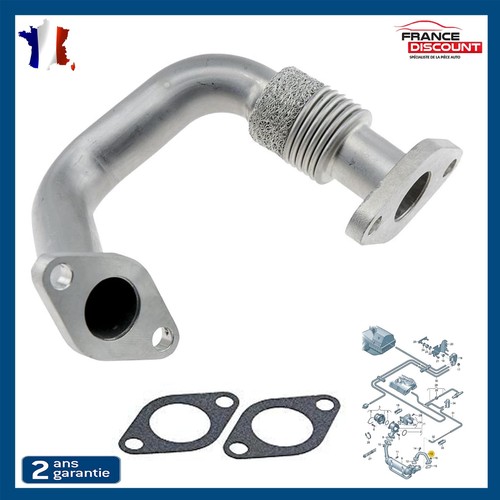 Tuyau vanne egr pour - egr, audi