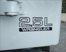 Sticker 2.5L Arrière  pour