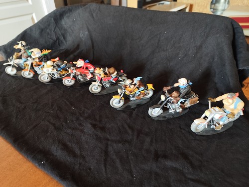 Lot moto figurine - figurine, resine