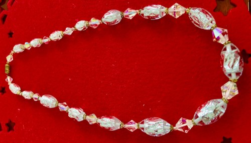 Collier perles verre murano - collier,