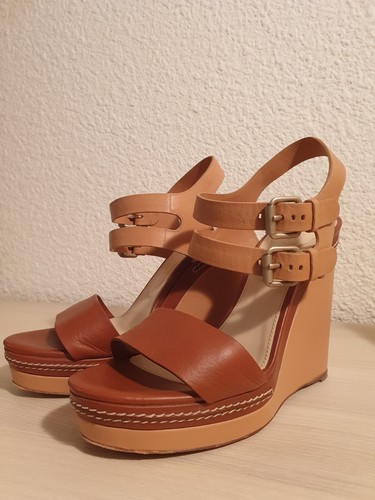 Sandales compensées chloé - sandales,