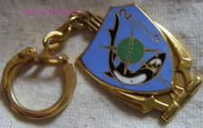 IN11423 - PORTE-CLES  2° E.S.D.R.A, EScadrille de DRAgage, mine verte