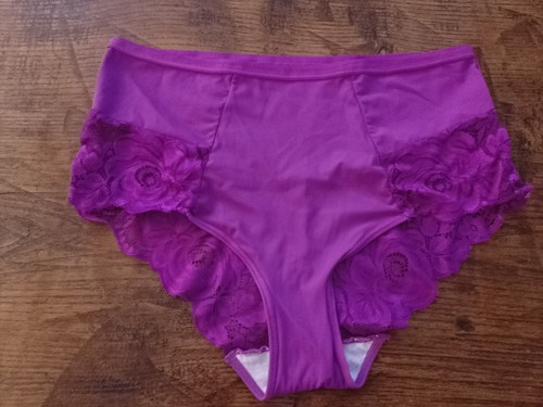 Culotte satinée violette - satinée,
