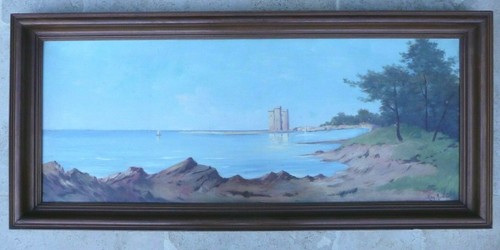 Grand tableau fin 19ème sur
