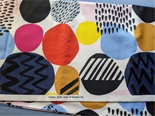 Tissu IKEA Nedja 3,2 m en coton multicolore, 1,5 m de largeur - neuf - 2016