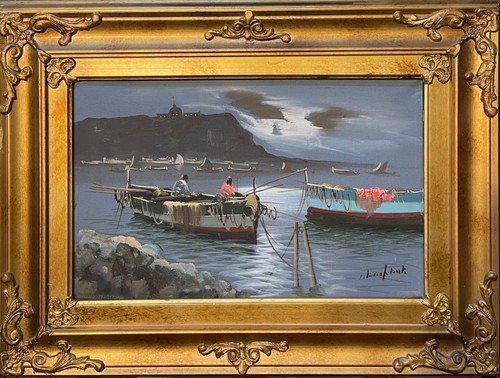 Peinture huile sur toile - huile,