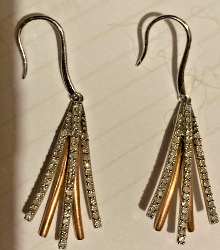 Boucles oreilles pendantes - d'oreilles,