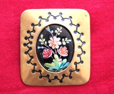 Line Vautrin, broche en bronze