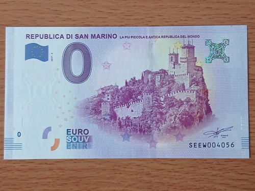 Billet souvenir euro san - billet,
