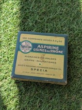Ancienne Boîte Pharmaceutique - Aspirine Usines Du Rhône 