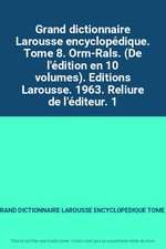 Grand dictionnaire Larousse