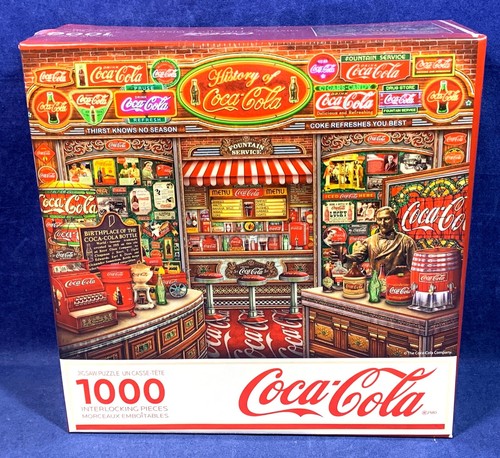 History coca cola jigsaw - coca-cola,
