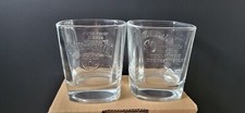 lot de 6 verres à whisky Jack Daniels gravés dans leur carton d'origine