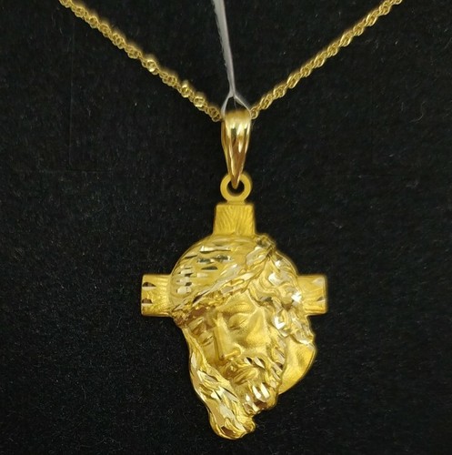 Pendentif chaîne or - et, en