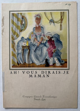 Vintage 1954 CGT French Line