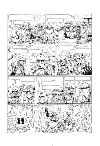 Planche originale le - bd,