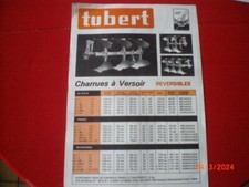 ANCIEN  PROSPECTUS  PUBLICITAIRE  CHARRUES    TUBERT     BANOLAS   ESPAGNE