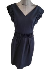 Superbe Robe Marine Modèle Glaçon Maje 36 Tbe