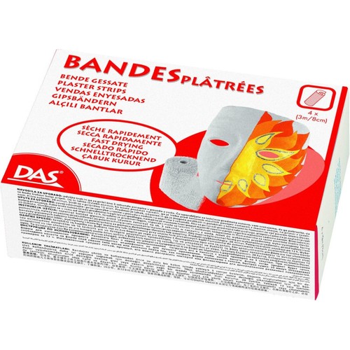 Bandes plâtrées blanc - plâtrées,