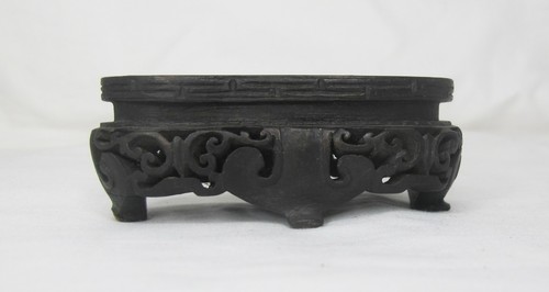 Ancien petit socle bois - socle, en