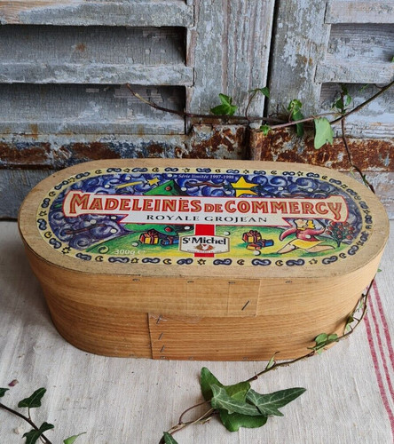 Ancienne boite bois gateaux - bois,
