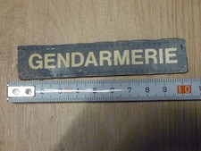 1 insigne  uniforme  militaire armée française   gendarmerie