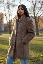 Manteau pour femmes laine - manteau,