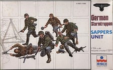 6 Figurines - Soldats Sturmtruppen - 1/35e - ESCI