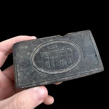 Tabatière En Corne Ancienne & Arc De Triomphe Du Carrousel Paris & Vers 1800 