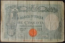 Italy P65 50 Lire Fine+