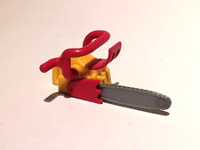 PLAYMOBIL PIÈCE POMPIERS TRONÇONNEUSE SECOURS