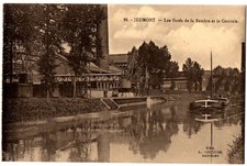 FR59 JEUMONT Bords Sambre Centrale peniche
