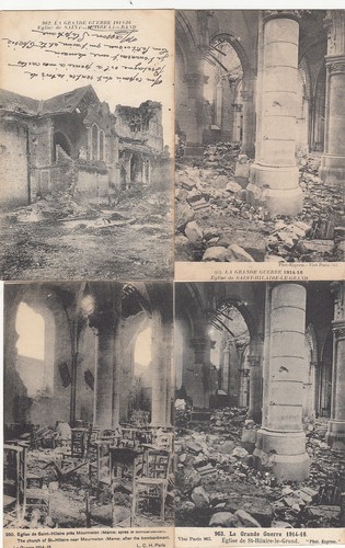 Lot old postcards war 18 - postcards,
