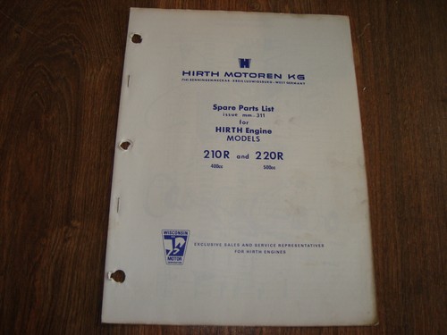 Hirth motoren 210 220 400 - hirth,