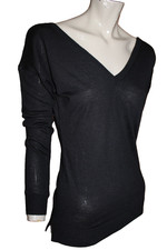 "ZARA" PULL FIN COL V DOS ET DEVANT  T.S = 36:38