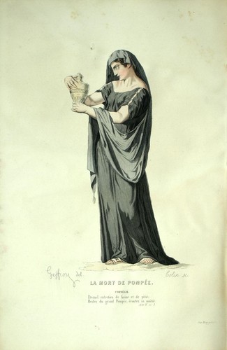 Mort pompée cornélie - mort, de