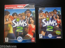 LES SIMS 2 : LOT LIVRE + JEU PC CD-ROM ( guide stratégique officiel + jeu )