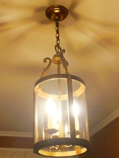 LANTERNE BRONZE A TROIS FEUX