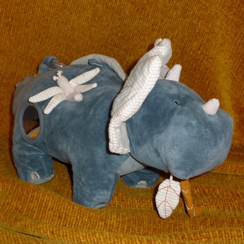 Doudou dinosaure tricératops - doudou,